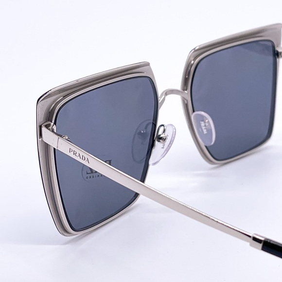 NEW PRADA PR58WS 1AB5Z1 POLARIZED WOMEN’S SUNGLASSES PRADA PR 58WS BLACK EYEWEAR - Picture 6 of 14